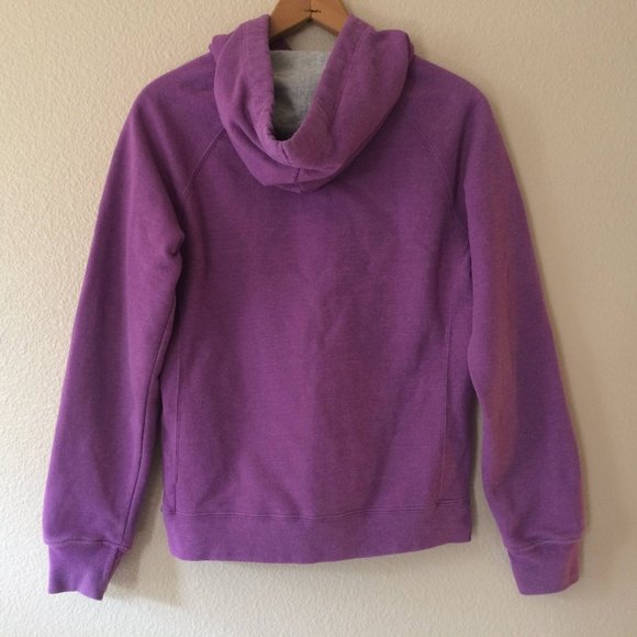 Champion Eco Hoodie Purple M Violet Authentic Sweatshirt Pullover - Picture 5 of 5